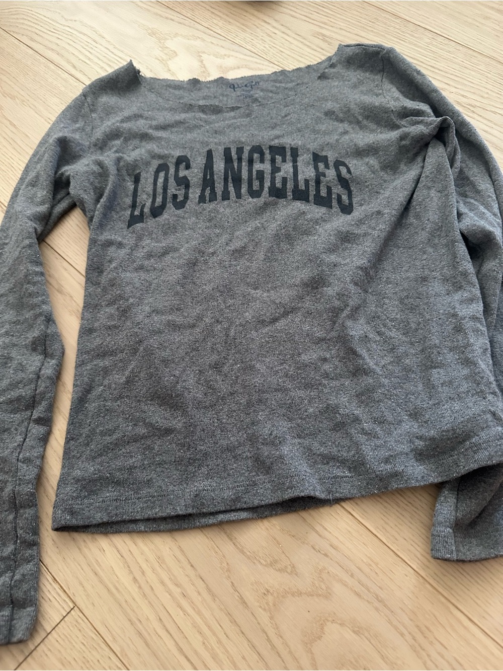 Gray "Los Angeles" womensSweater